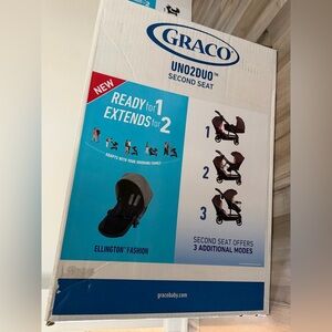 Graco UNO2DUO Second Seat in Gray